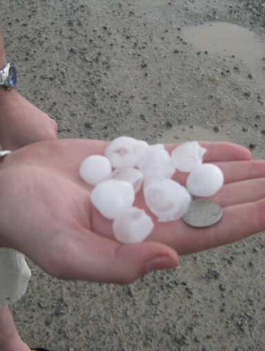 Small Hail in Iowa