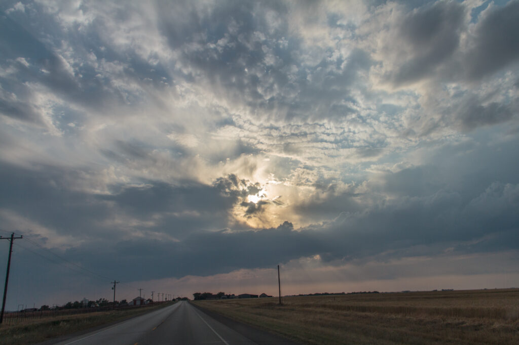 Heading after a storm near Aspermont, TX