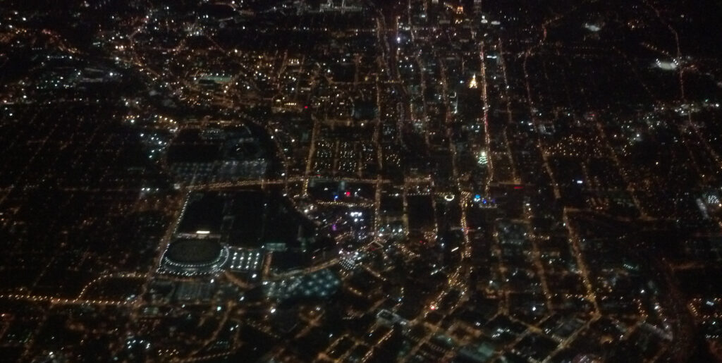 Arriving into Atlanta on Friday evening