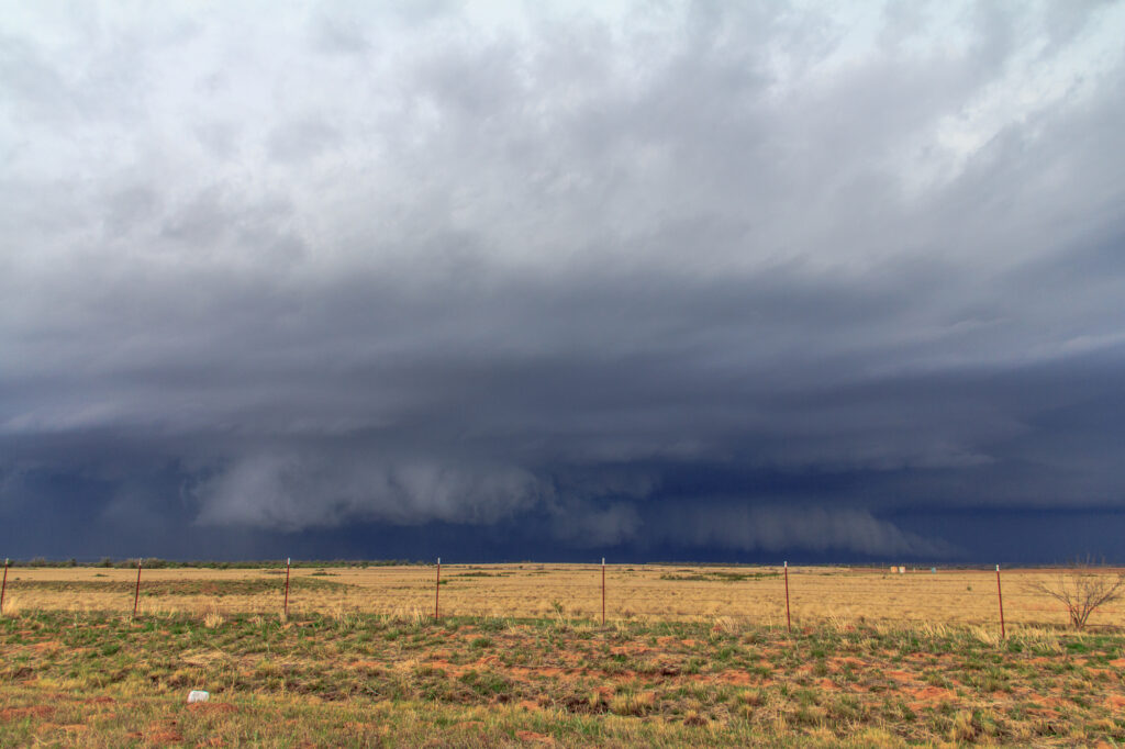 Storm along Red River