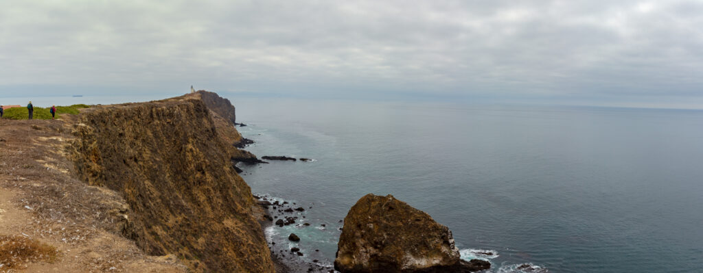 Looking east on the south shore of Anacapa Island