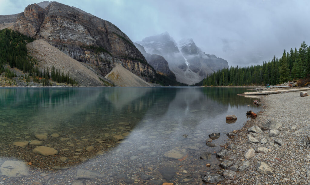 Moraine Lake in Banff National Park near Lake Louise, AB