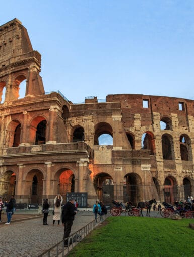 The Colosseum in Rome, Italy