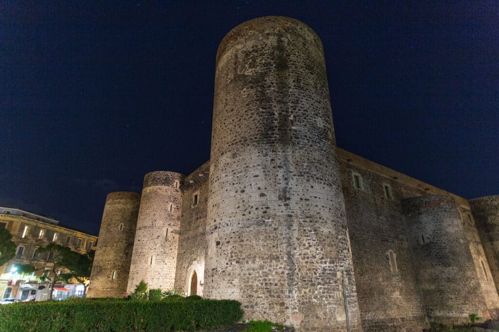 Castle in Catania, Sicily, Italy