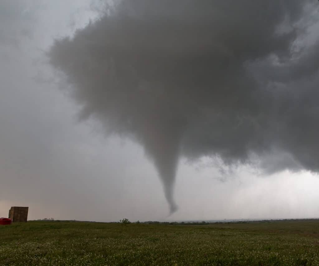 First touchdown of the Magnum, OK Tornado