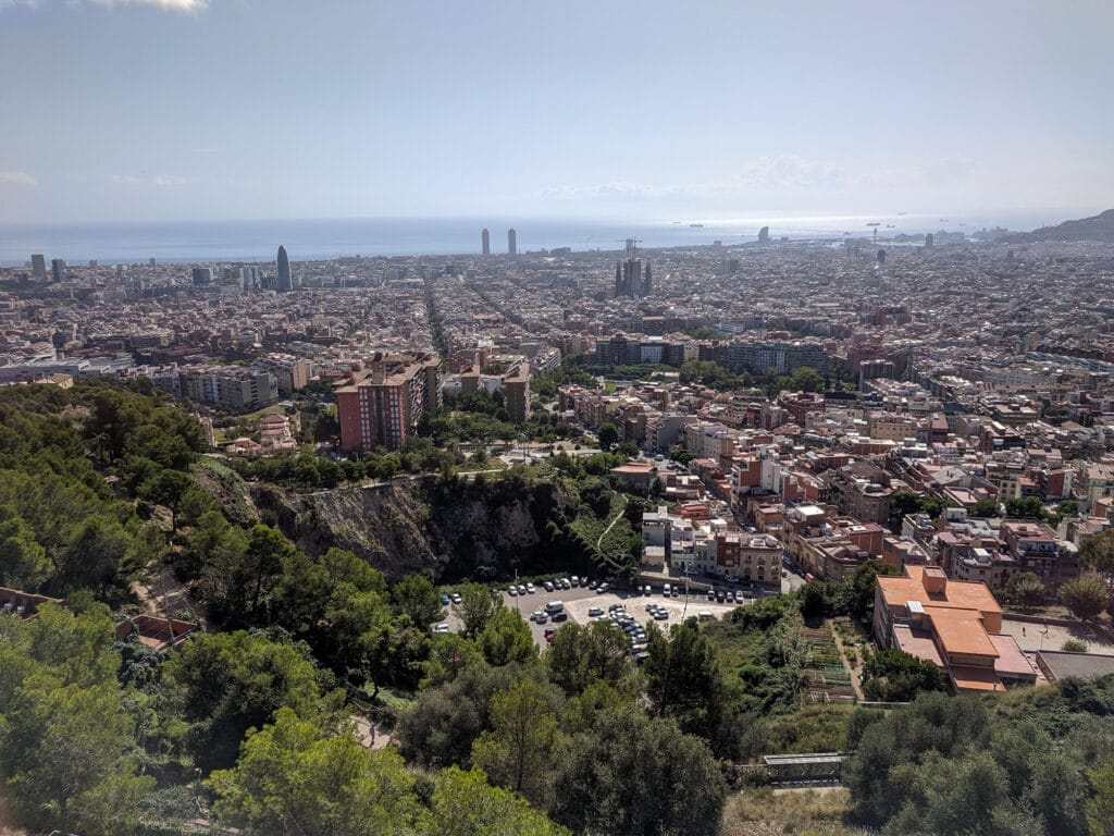 Overlooking Barcelona