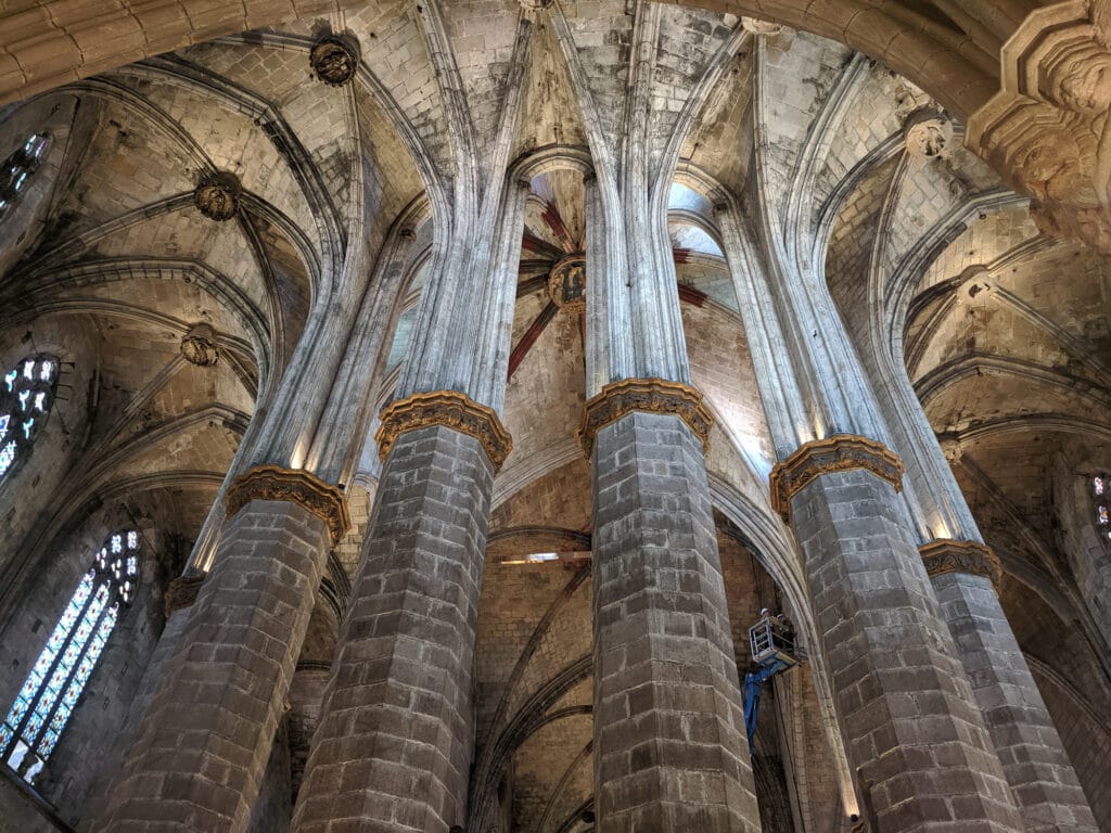 Basilica of Santa Maria del Mar Barcelona, Spain