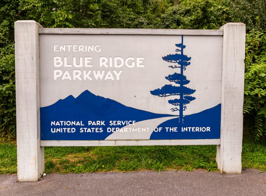 Blue Ridge Parkway Sign