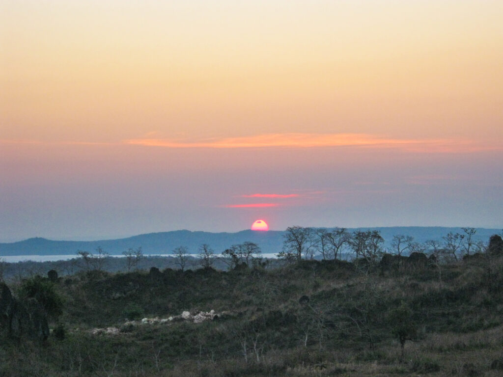 Sunset in Indonesia at the Kupang Radar/Gedung Radar Cuaca