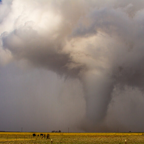 EF-4 Tornado near the town of Tipton, OK on the afternoon of November 7, 2011