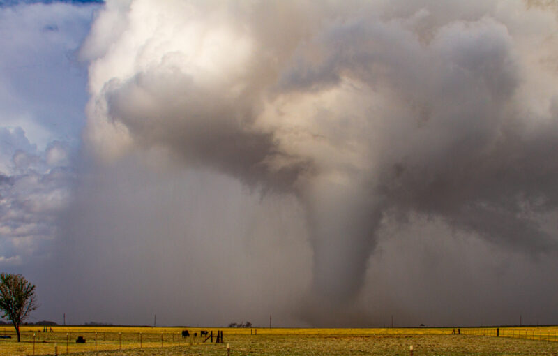 EF-4 Tornado near the town of Tipton, OK on the afternoon of November 7, 2011