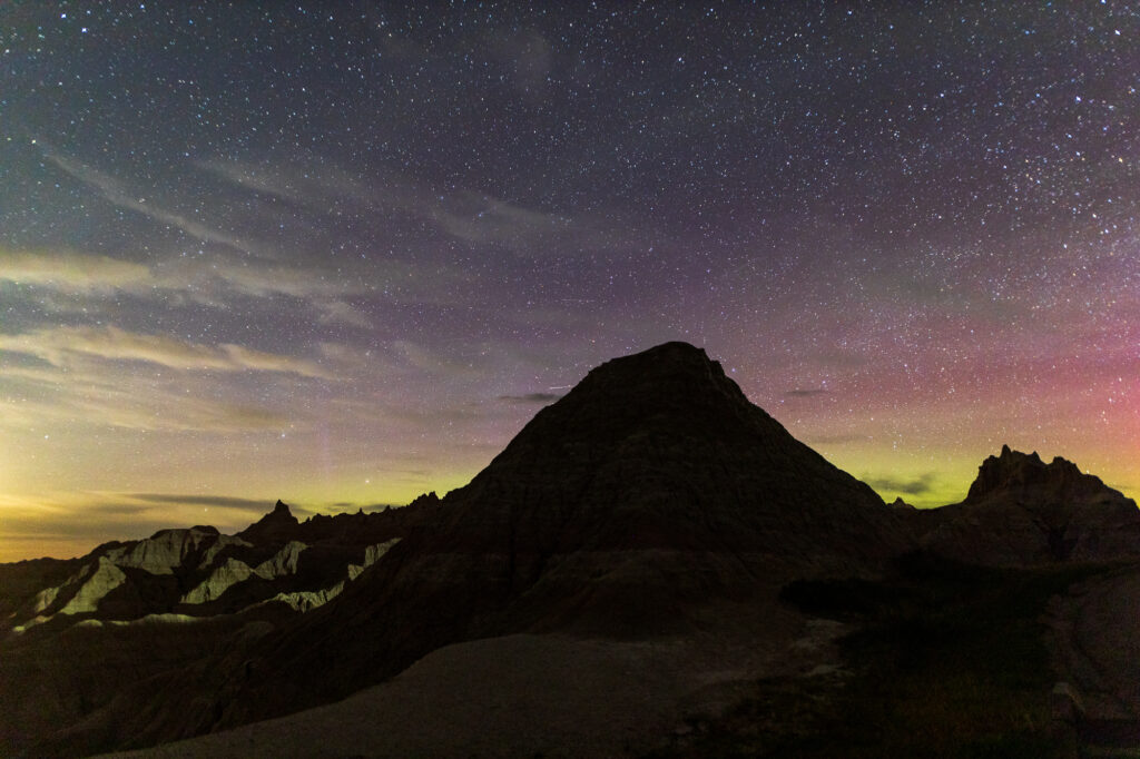 Night Sky over Badlands