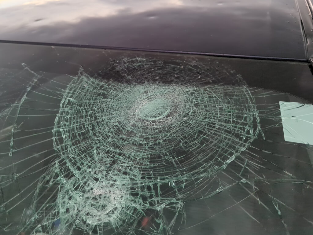 Smashed Windshield