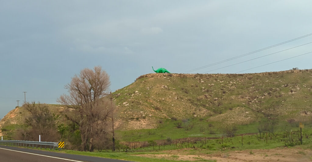 Brontosaurus in Canadian Texas