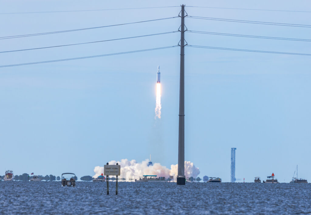 GOES-U Launch from Banana River Bridge