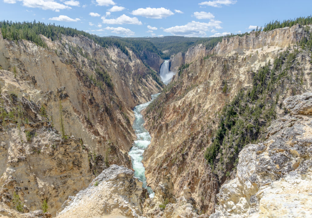 Lower Yellowstone Falls from Artists Point