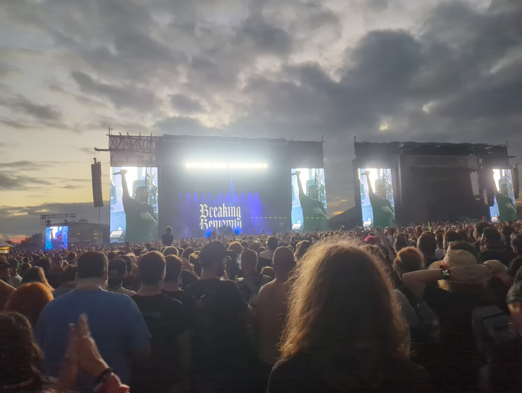 Sunset and Breaking Benjamin at Louder than Life