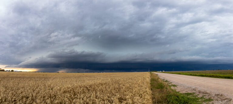 Panoramic Shot of Outflow Dominant Storm near Blackwell